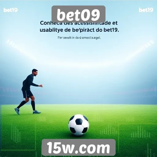 Dados de acessibilidade e usabilidade do bet09